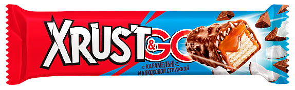 Вафельный батончик Xrust&Go c кокосом и карамелью, 30 г