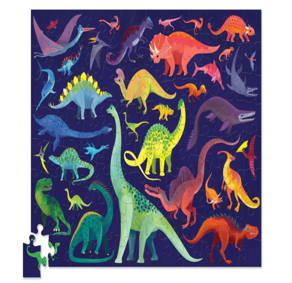 

Пазл Crocodile Creek "Динозавры" (100 деталей) 3+ Crocodile Creek Inc