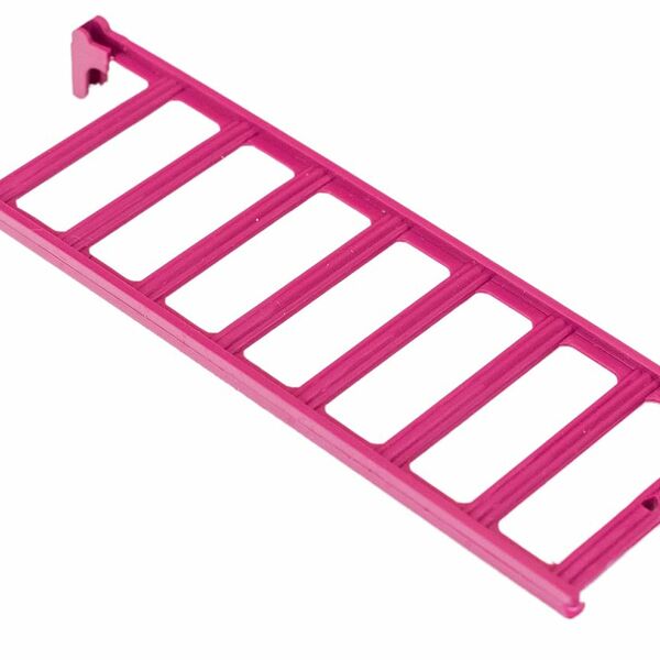 Лесенка для птиц Homepet пластиковая рубиновая 5 х 16.5 см