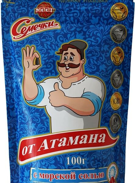 Семечки от Атамана МААГ с морской солью обжаренные 100г