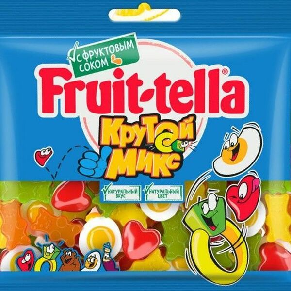Мармелад Fruittella Крутой микс жевательный 150г