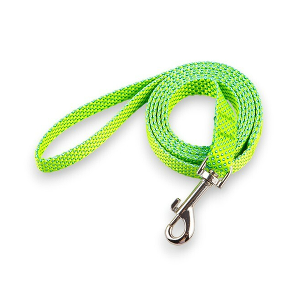 Поводок Аркон Dog&Vogue NEO нейлон зеленый 1,5см*150см