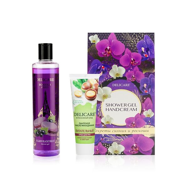 Женский подарочный набор Delicare (гель для душа Bonjour Paris 