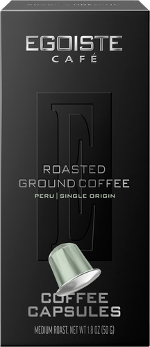 

Кофе в капсулах Egoiste Peru молотый 50 г 10 шт