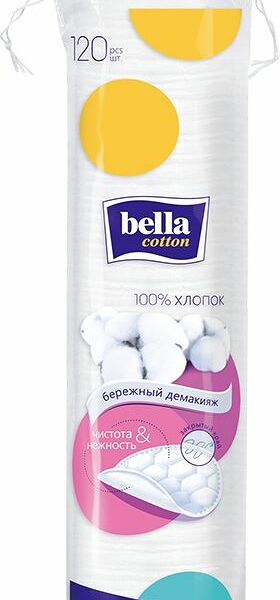 Ватные диски Bella Cotton, 120 шт.