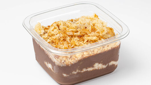 Десерт Наполеон с шоколадным кремом, постный