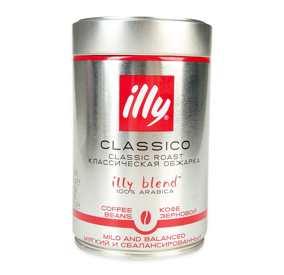 

Кофе Illy в зёрнах 100% элитная арабика средней обжарки 250 г
