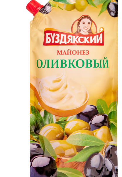 Майонез Буздякский Оливковый 50%, дой-пак 