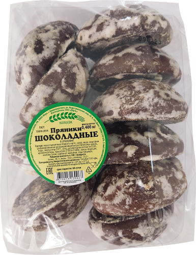 Пряники Колосок Шоколадные глазированные 400 г