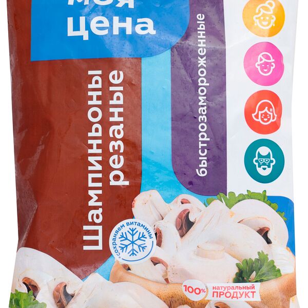 Шампиньоны Моя цена замороженные 700 г