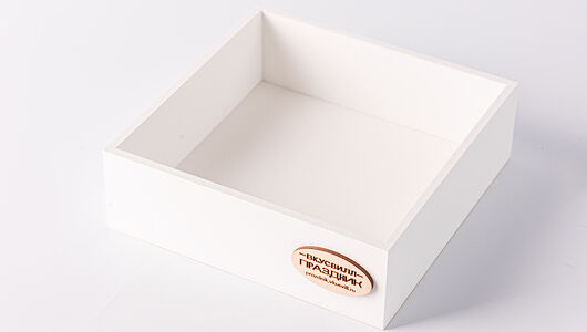 Бокс мини подарочный белый