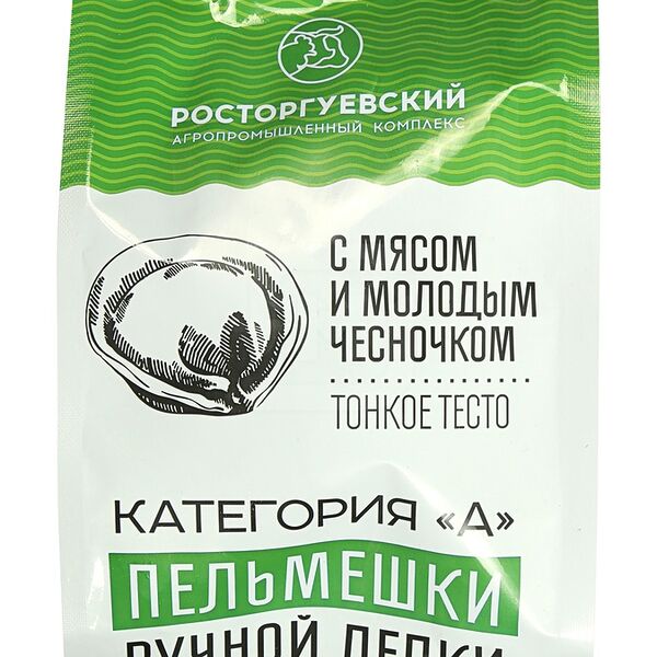 Пельмени Росторгуевский Агропромышленный Комплекс c молодым чесночком