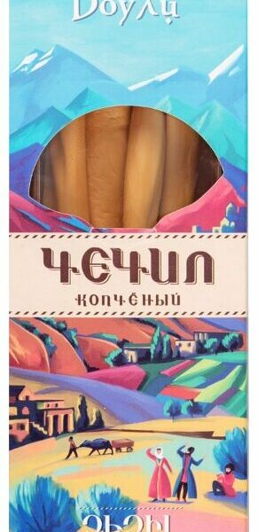 Сыр копченый Скит Чечил Доули 41%, соломка