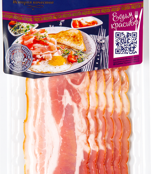Бекон сырокопченый Бахрушинъ