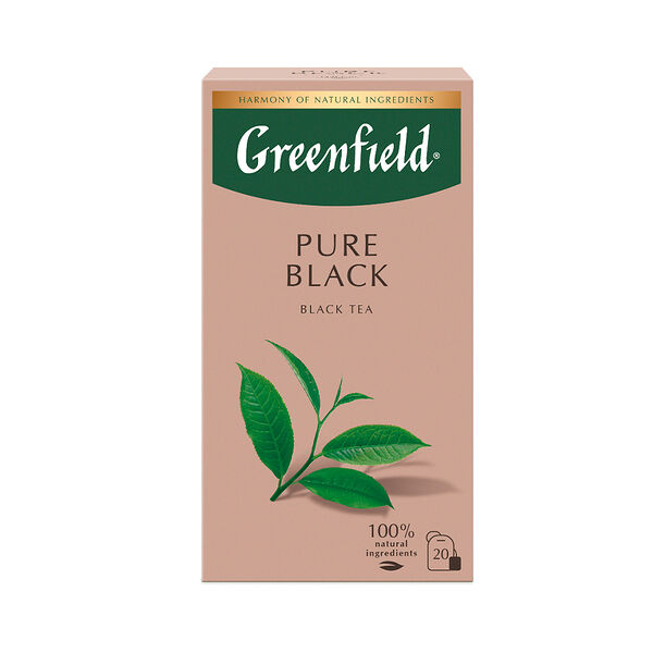 Чай черный Greenfield Pure Black 20*2г