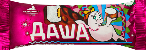 

Мороженое Петрохолод Даша ванильное с карамелью и арахисом в шоколадной глазури 70 г