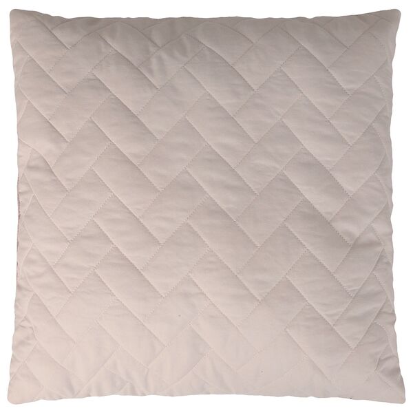 Подушка декоративная Kyuar 45х45 см стеганая полиэстер бежевый