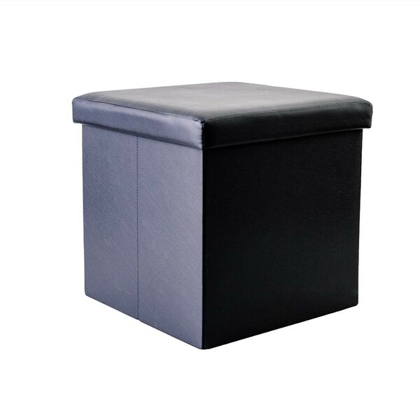 Пуф, 38х38х37,5 см, черный