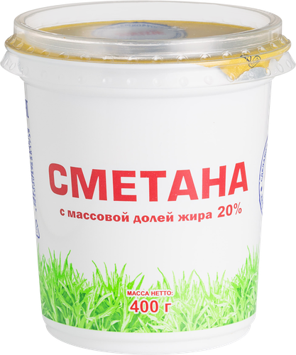 Сметана Свое-Наше 20%, 400г