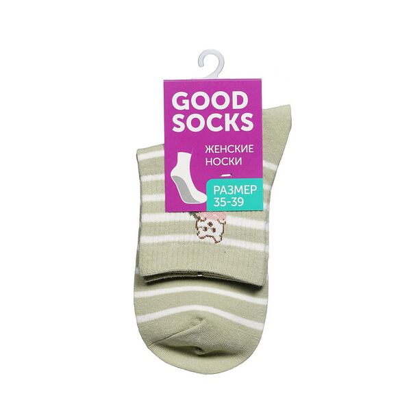Носки женские Good Socks с рисунком Ягодка/полоски, р 35-39 1 пара