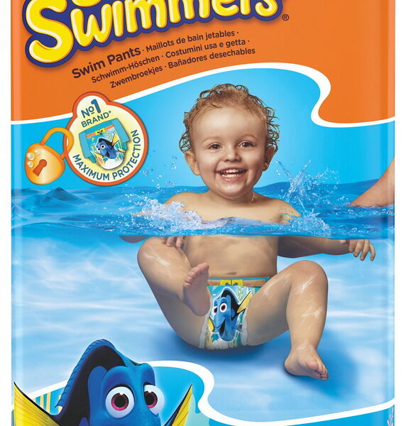 Детские одноразовые трусики-подгузники для плавания Huggies Little Swimmers (5-6) *11шт.