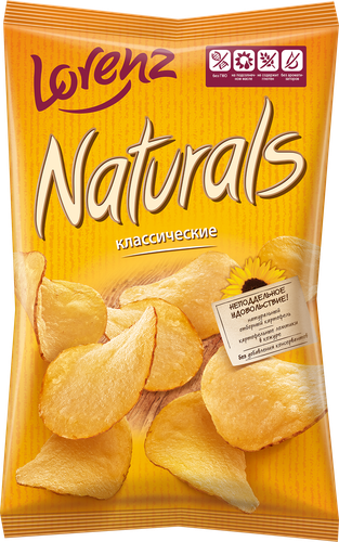 

Чипсы Lorenz Naturals классические с солью 100 г