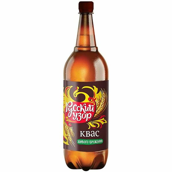 Квас Русский Узор живого брожения 1.5л