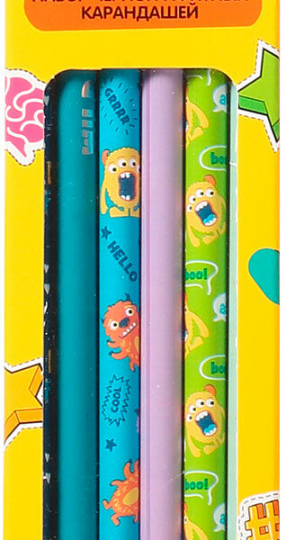 Набор чернографитных карандашей Wow Play