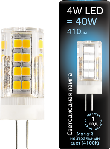 

Лампа светодиодная Gauss Blk G4 4-4.5 Вт холодный капсула