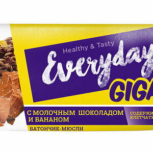 Батончик Everyday Gigant шоколад-банан 50 г