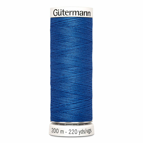 748277 Нить Sew-all для всех материалов, 200м, 100% п/э Gutermann(078 синяя лазурь)