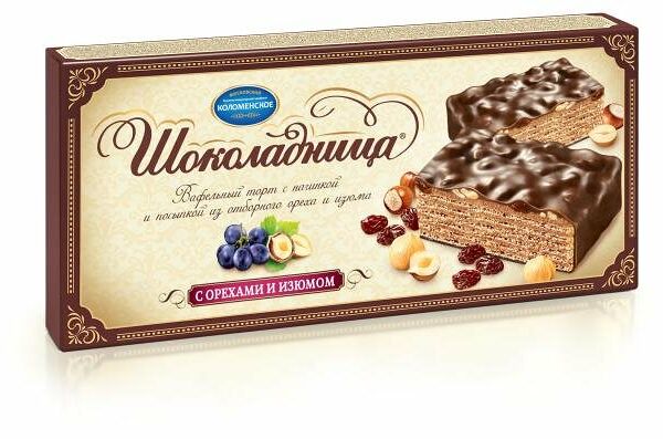 Торт Шоколадница с орехом и изюмом