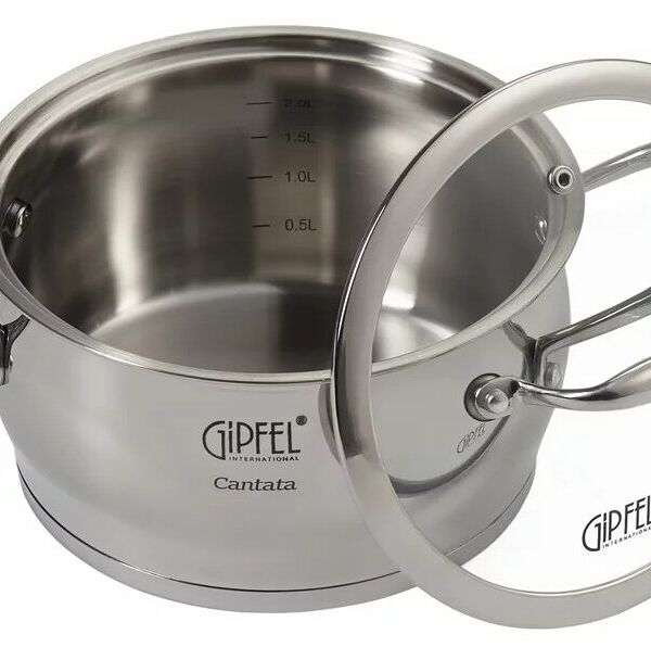 Кастрюля GIPFEL Cantata 1263, 2.5 л, диаметр 18 см
