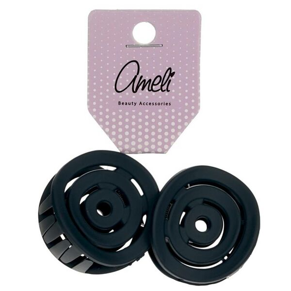 Набор крабов для волос Ameli, 2 шт, геометрия, круглый