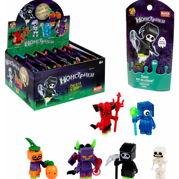 Конструктор 1TOY Blockformers Монстрики 1шт в ассортименте