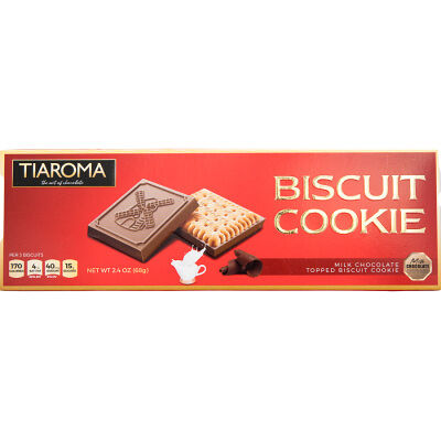 Печенье TIAROMA с молочным шоколадом 68 г