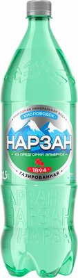 Вода минеральная Нарзан газированная 1.5 л