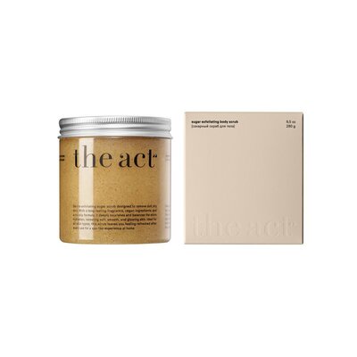 Сахарный скраб для тела Зэ Акт (The Act) Кокосовое печенье 280 г
