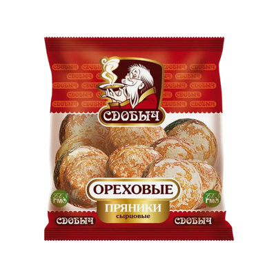 Пряники Сдобыч Ореховые 400 г