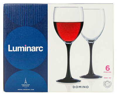 Набор бокалов для вина Luminarc Домино 350 мл 6 шт.