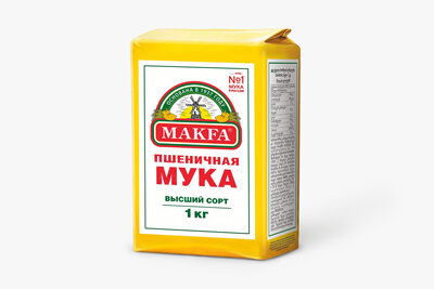 Мука Макфа (Makfa) пшеничная высшего сорта 1 кг