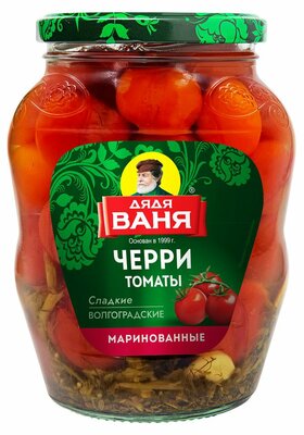 Томаты черри Дядя Ваня маринованные 680 г