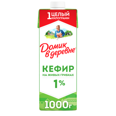 Кефир Домик в деревне 1% 1000 г