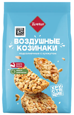 Козинаки воздушные Тимоша подсолнечные с кунжутом 250 г
