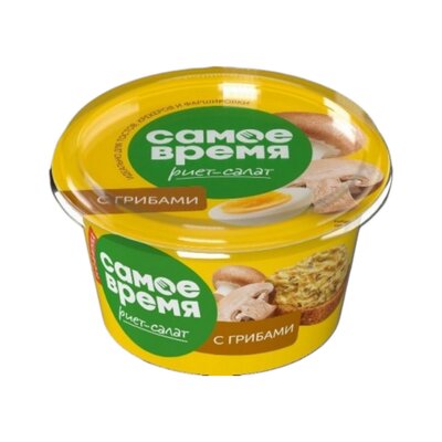 Риет-салат с грибами Самое время 140г