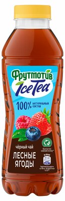 Холодный чай Фрутмотив черный со вкусом лесные ягоды 500 мл