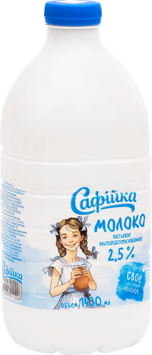 

Молоко ультрапастеризованное Софийка 2.5% 1430 мл