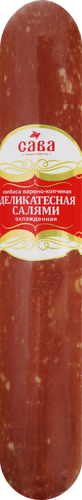 

Колбаса копчено-вареная Сава Салями Деликатесная 300 г