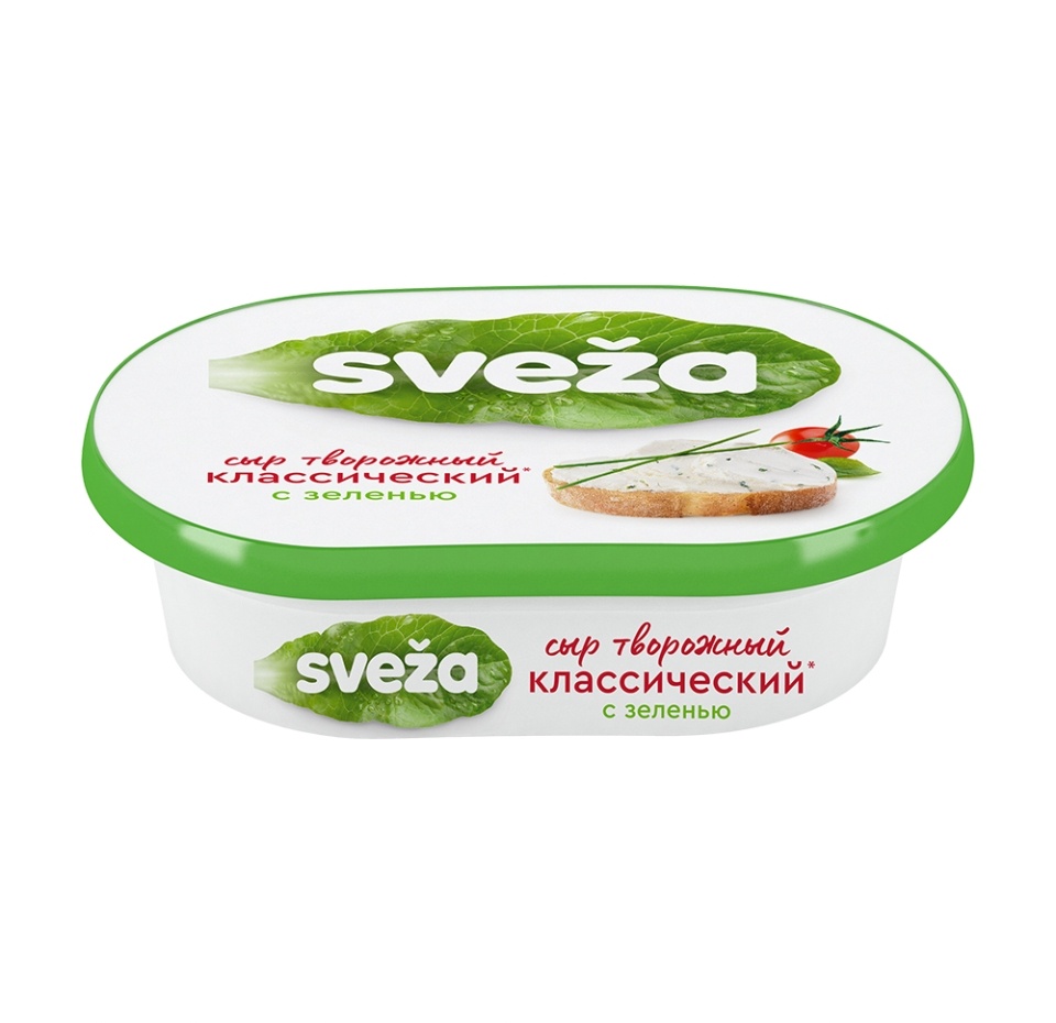 

Сыр творожный Sveza с зеленью 60% 150 г