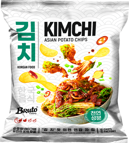 

Чипсы Bruto Кимчи из натурального картофеля 80 г